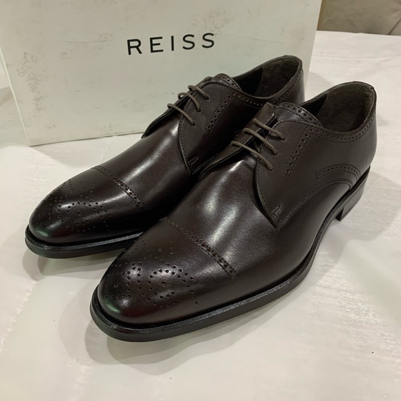 REISS Rostin Brogue Derby shoes